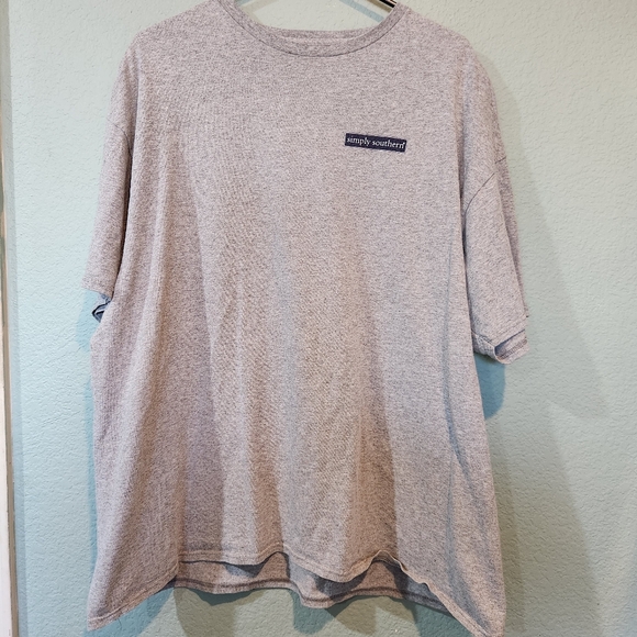 Simply Southern Women's Graphic T-shirt XXL 2XL Gray Stay A While Camper Top Pi - Picture 5 of 5